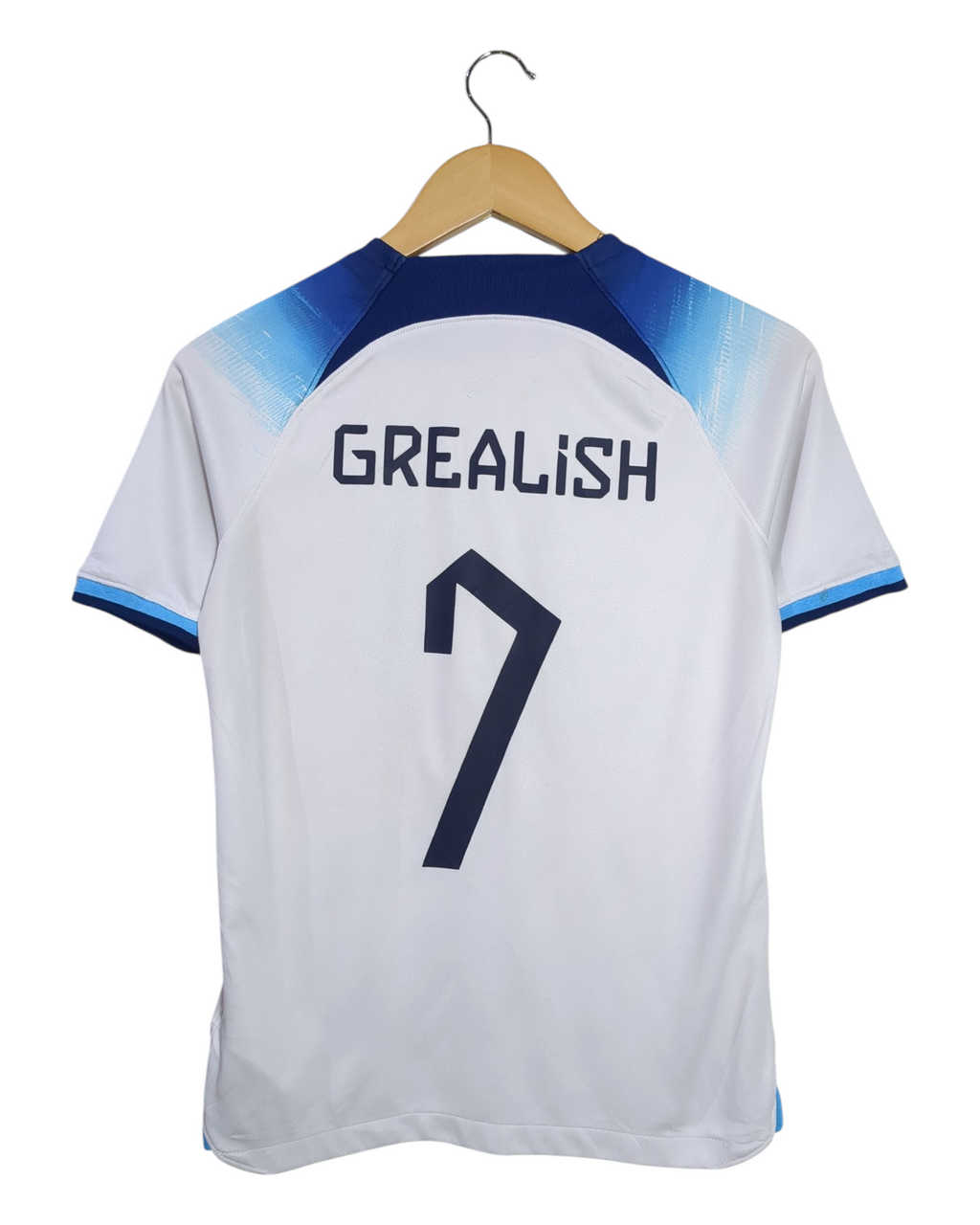 2022-23 England Nike Home Shirt #7 Grealish - (M.Boys)
