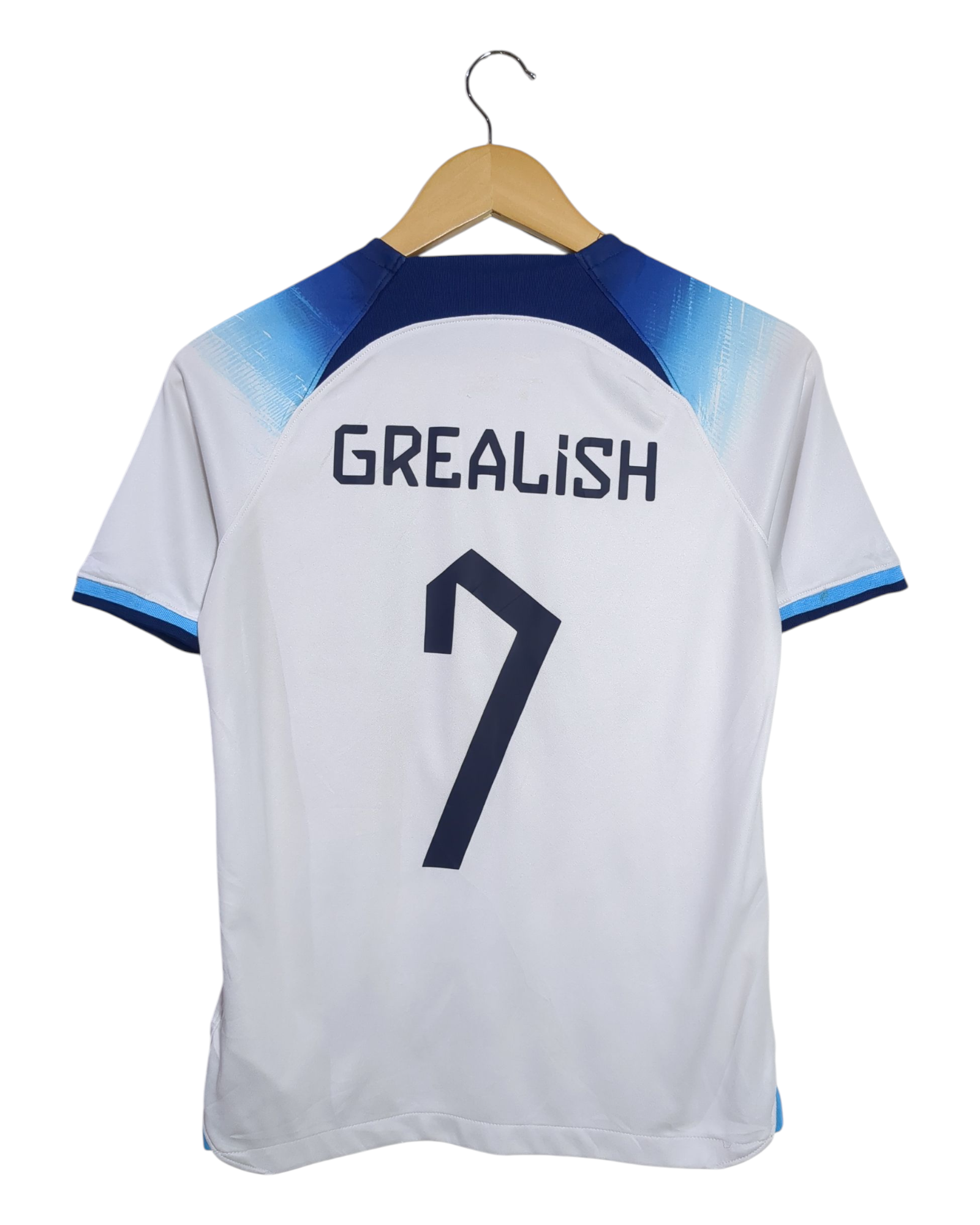 2022-23 England Nike Home Shirt #7 Grealish - (M.Boys)
