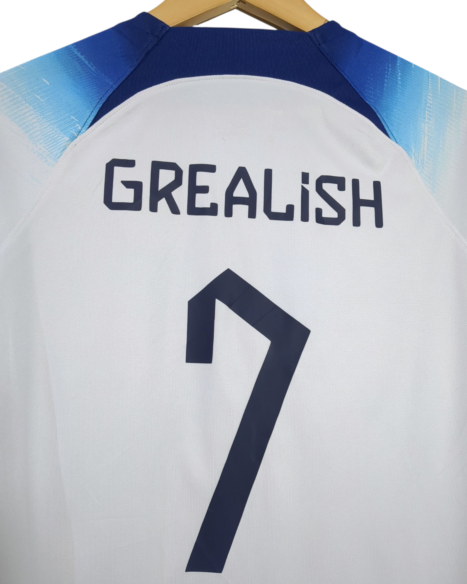 2022-23 England Nike Home Shirt #7 Grealish - (M.Boys)