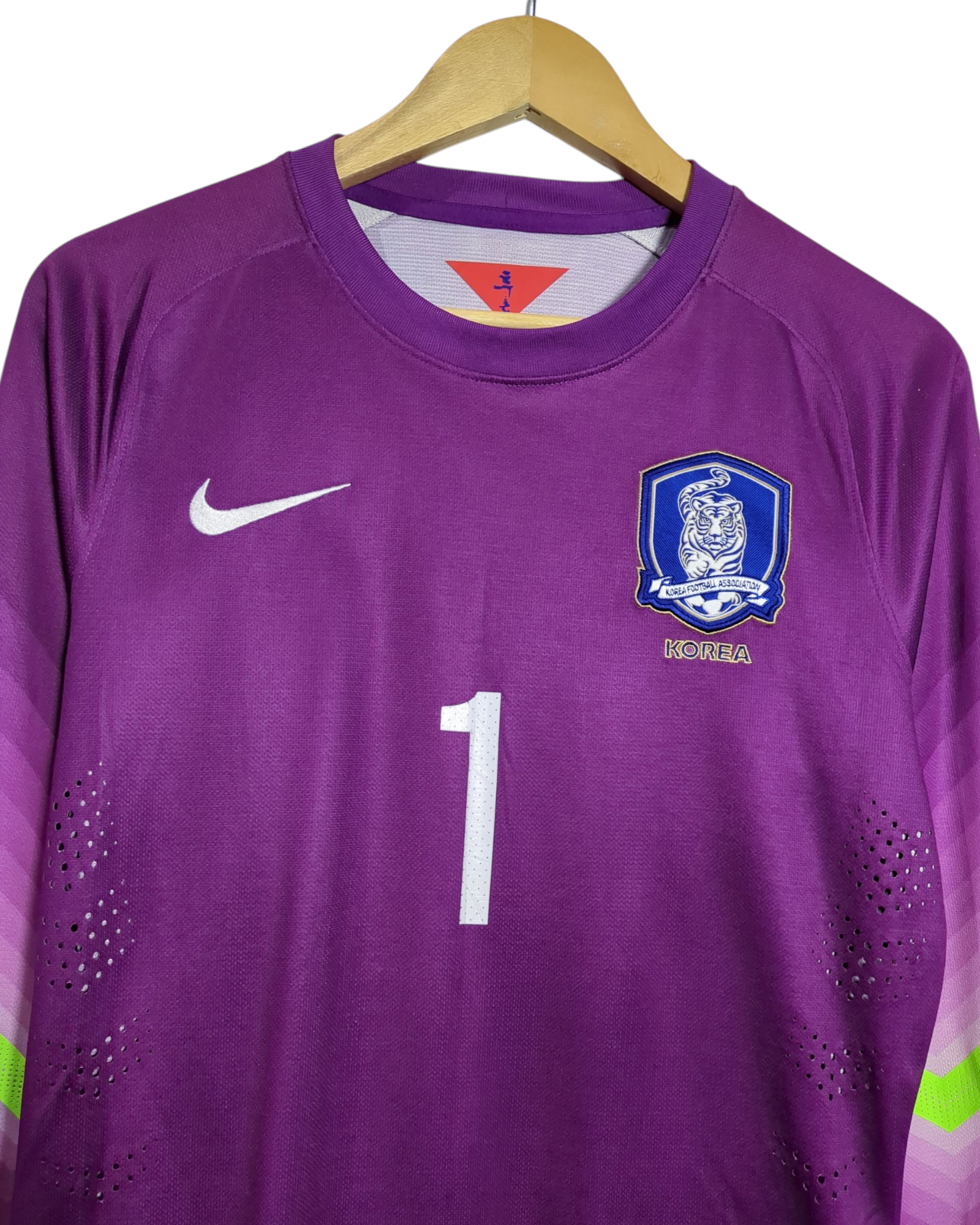 2014-15 South Korea Nike Player Issue Goalkeeper L/S Shirt #1 - (M)