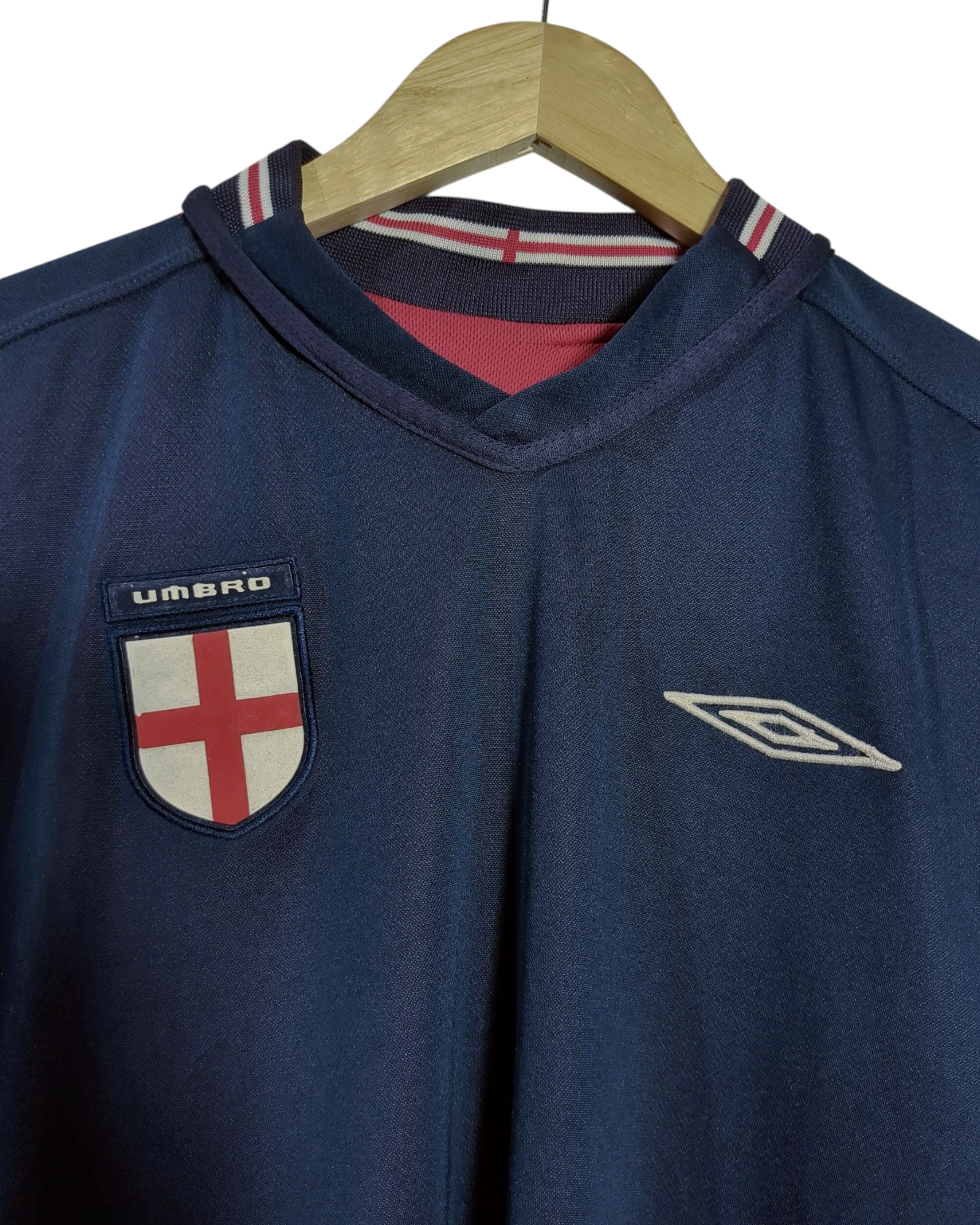 2002-04 England Umbro Reversible Away Shirt - (M)