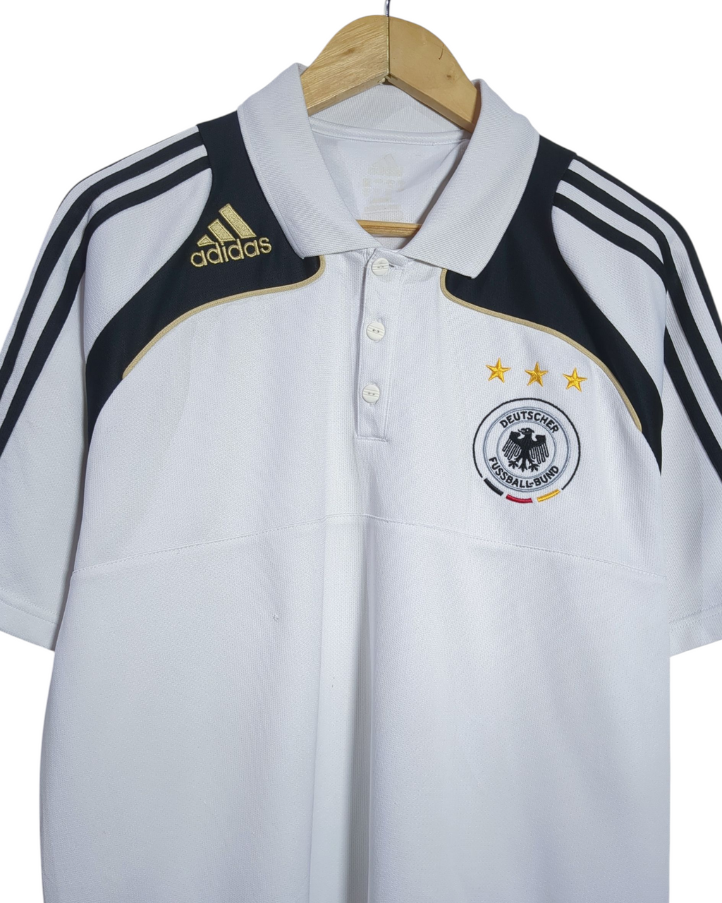 2008-09 Germany Adidas Polo Shirt - (L)