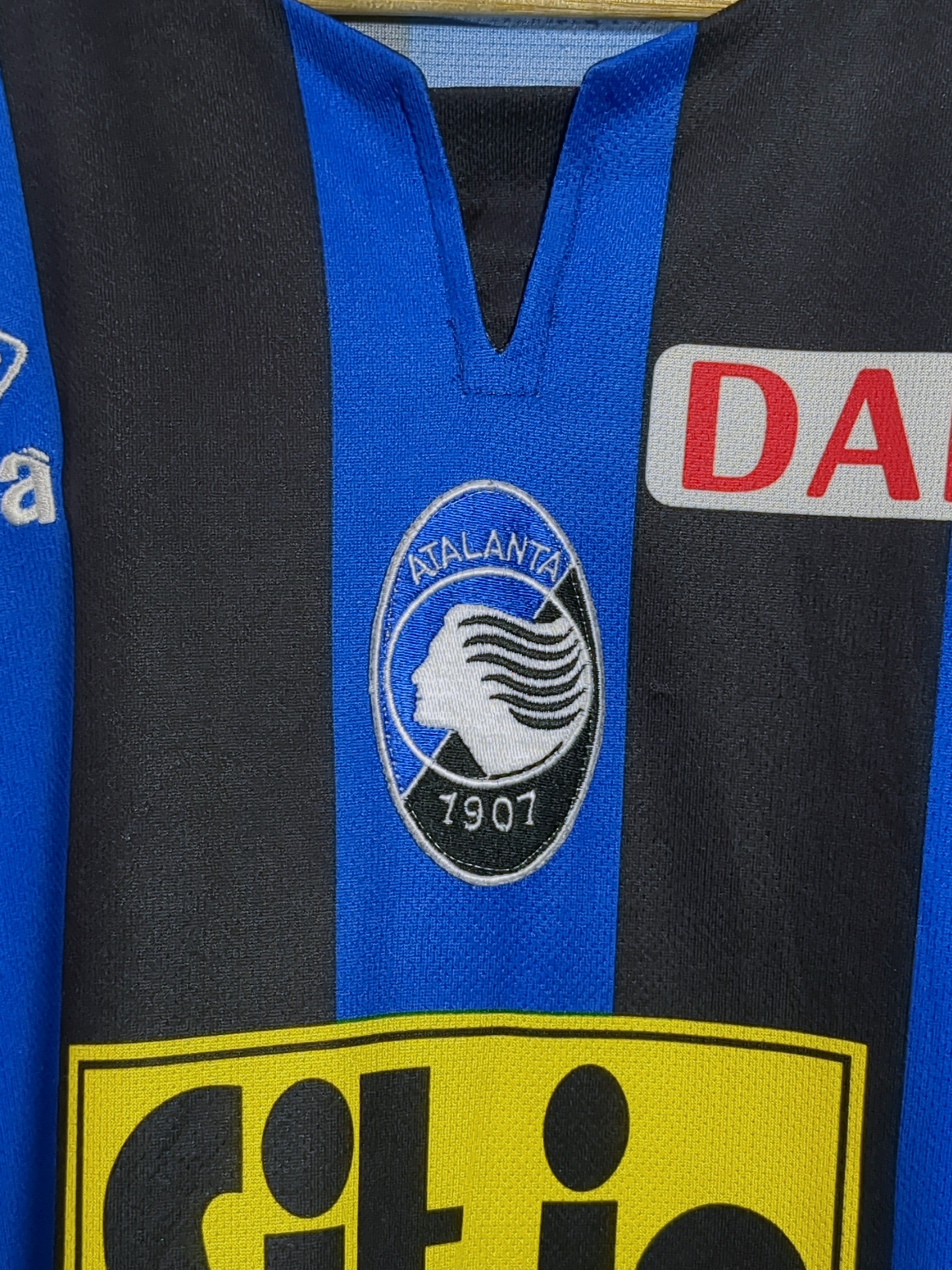 2008-09 Atalanta Errea Home Shirt #9 Cisse - (L)