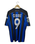 2008-09 Atalanta Errea Home Shirt #9 Cisse - (L)