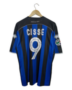 2008-09 Atalanta Errea Home Shirt #9 Cisse - (L)