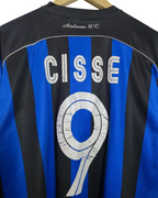 2008-09 Atalanta Errea Home Shirt #9 Cisse - (L)