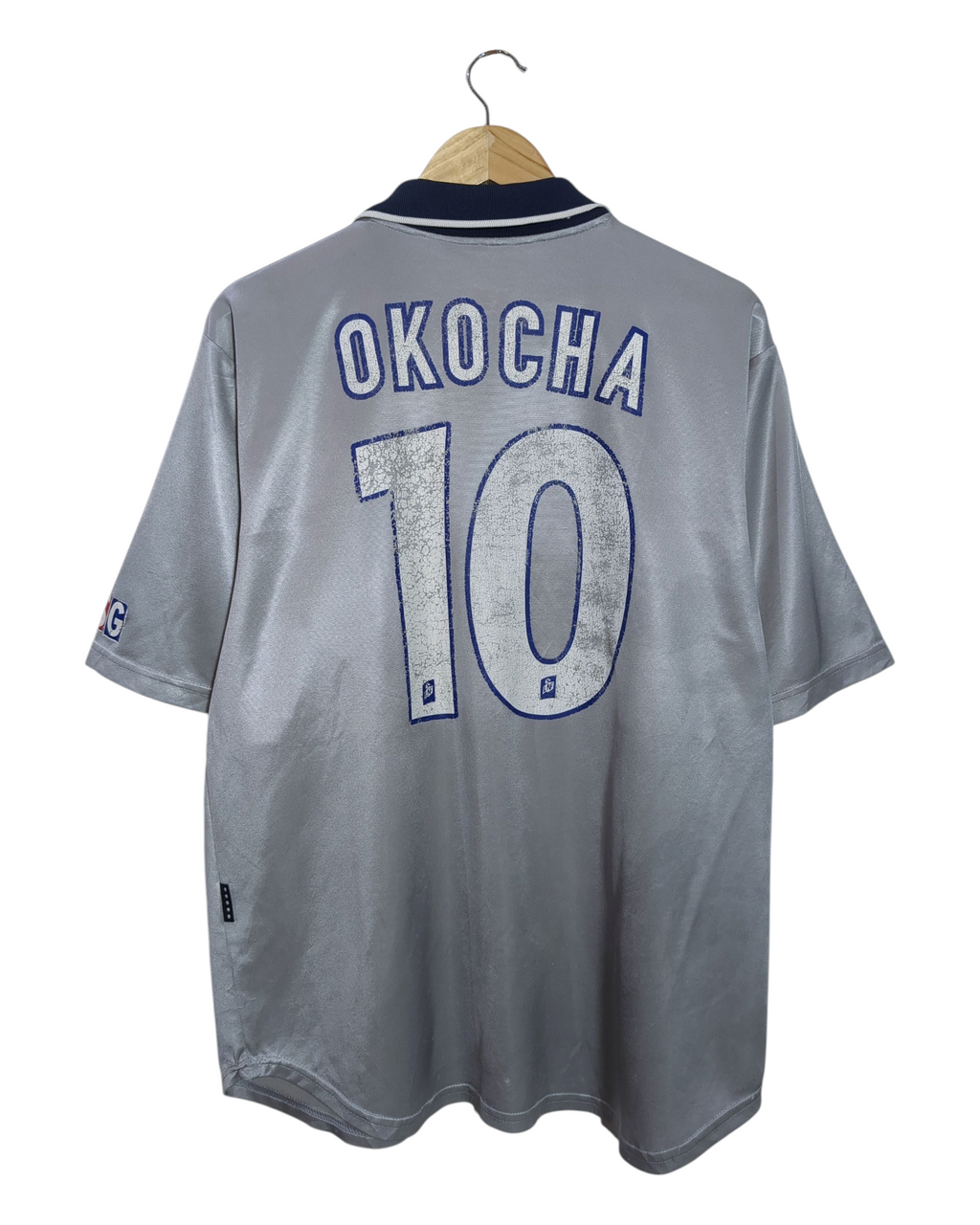 1999-00 PSG Nike Away Shirt #10 Okocha - (L)