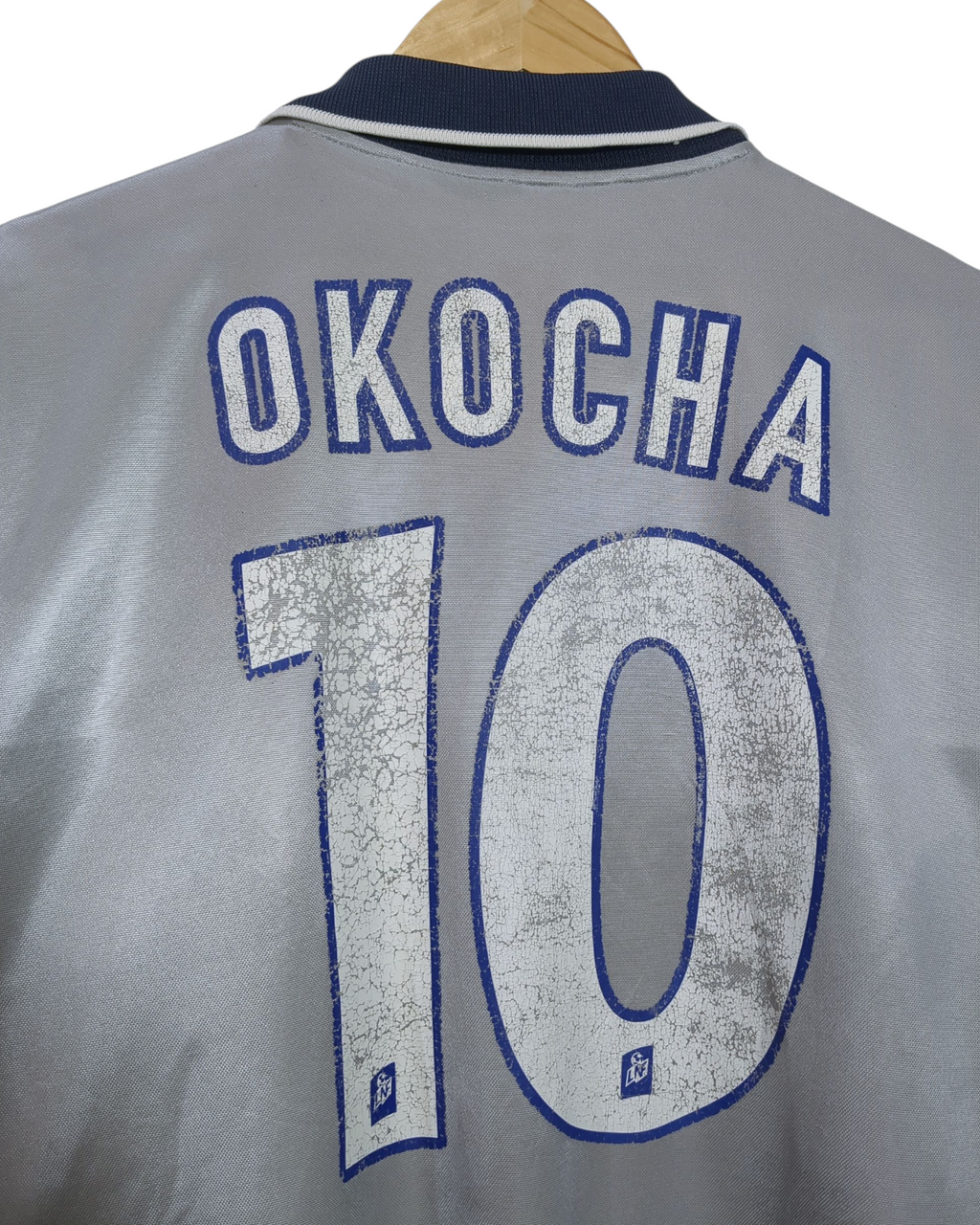 1999-00 PSG Nike Away Shirt #10 Okocha - (L)
