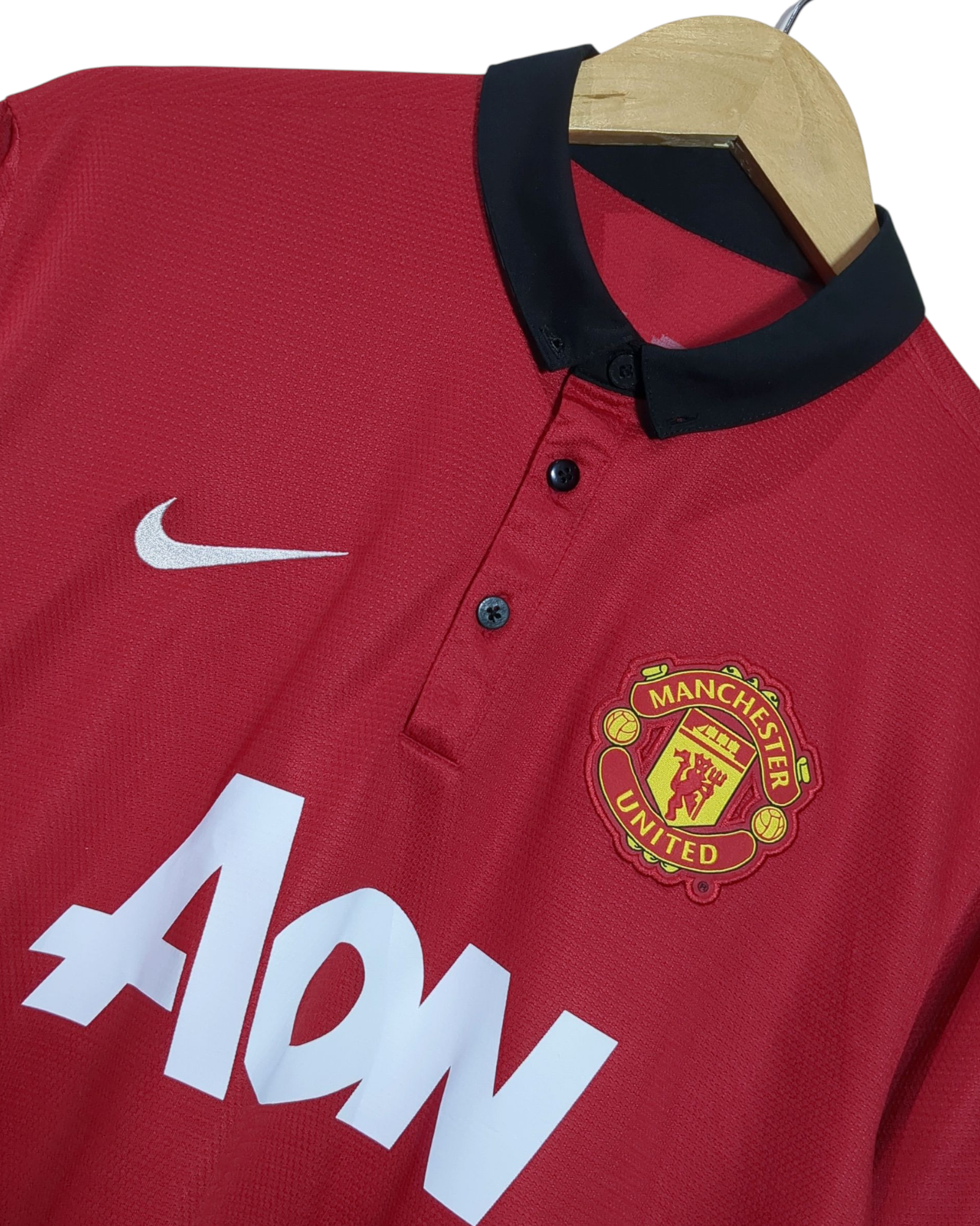 2013-14 Manchester United Nike Home Shirt - (L)