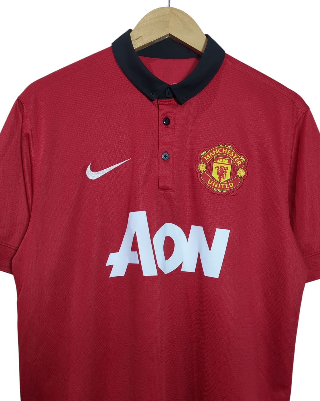 2013-14 Manchester United Nike Home Shirt - (L)