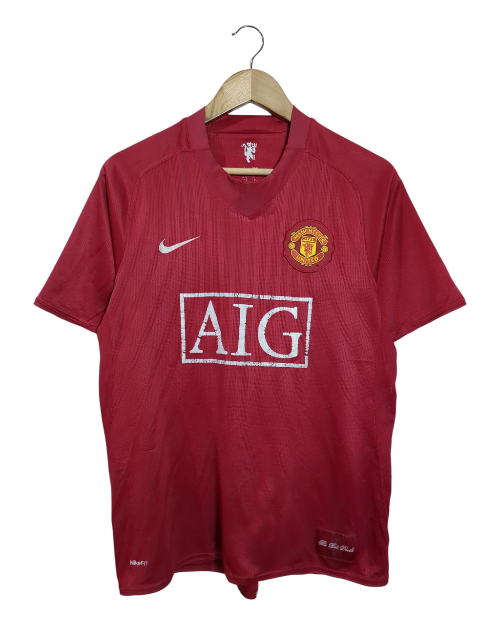 2007-09 Manchester United Nike Home Shirt - (M)