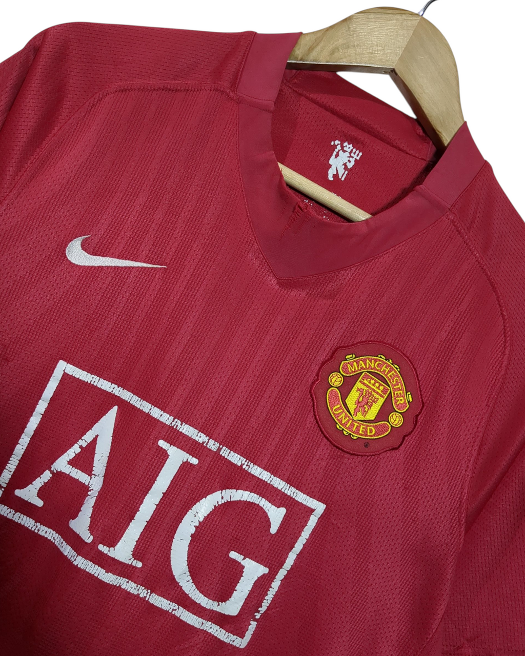 2007-09 Manchester United Nike Home Shirt - (M)