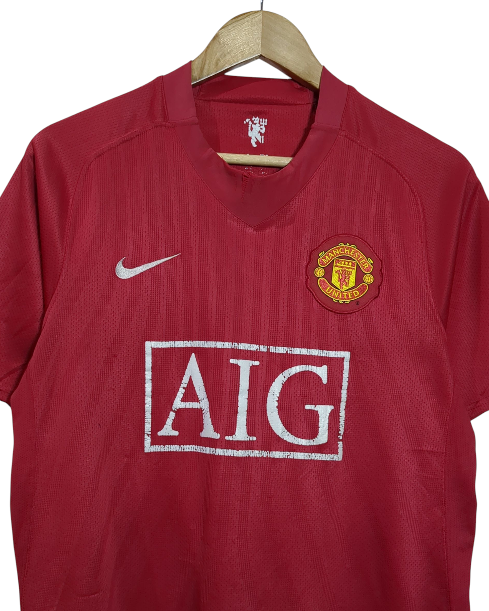 2007-09 Manchester United Nike Home Shirt - (M)