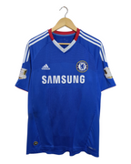 2010-11 Chelsea Adidas Home Shirt #15 Malouda - (M)