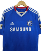 2010-11 Chelsea Adidas Home Shirt #15 Malouda - (M)