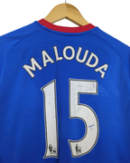 2010-11 Chelsea Adidas Home Shirt #15 Malouda - (M)