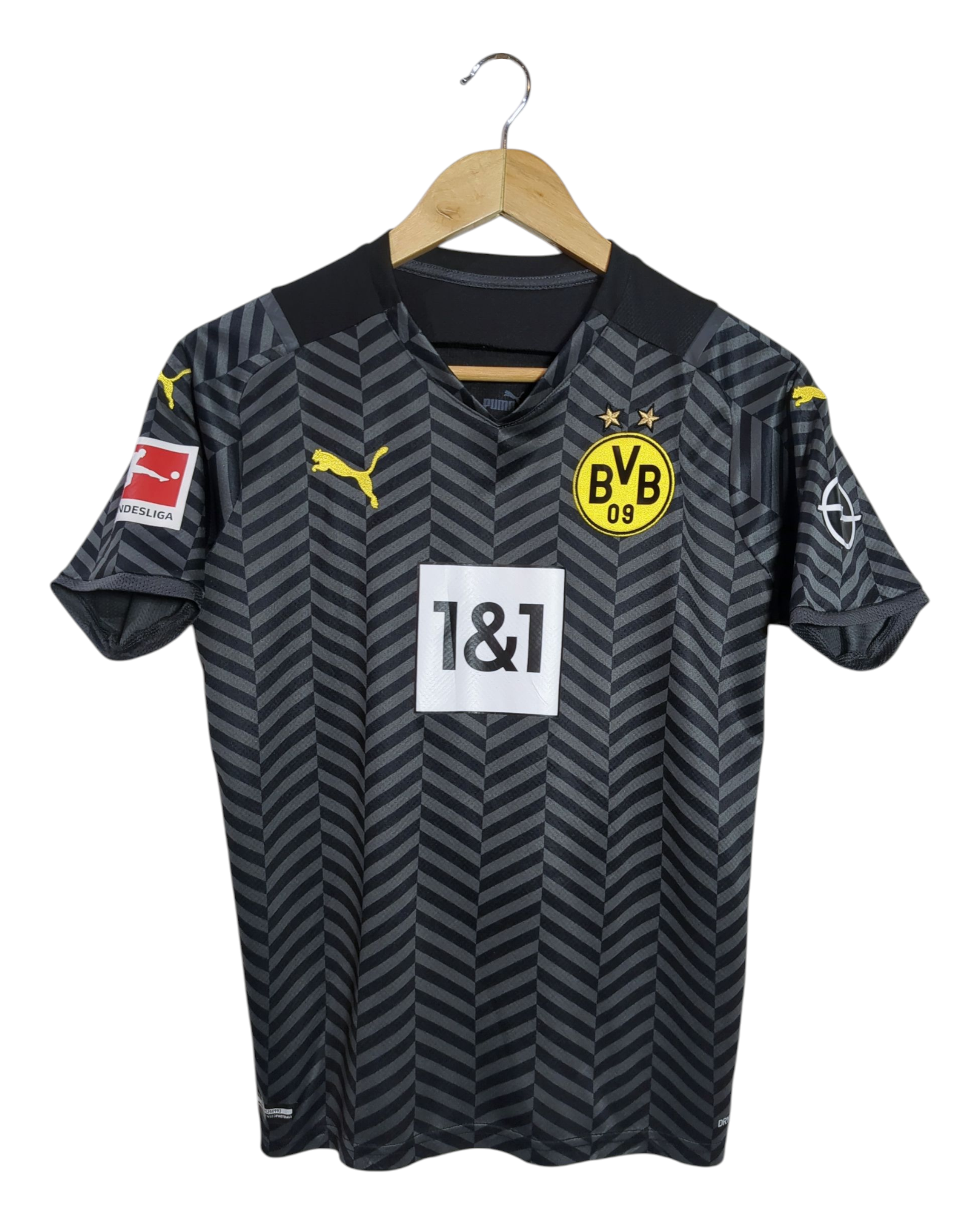 2021-22 Borussia Dortmund Puma Away Shirt #9 Haaland - (XL.Boys)