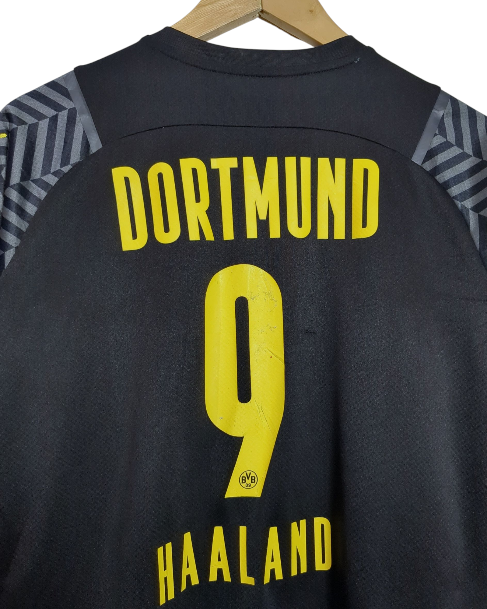 2021-22 Borussia Dortmund Puma Away Shirt #9 Haaland - (XL.Boys)