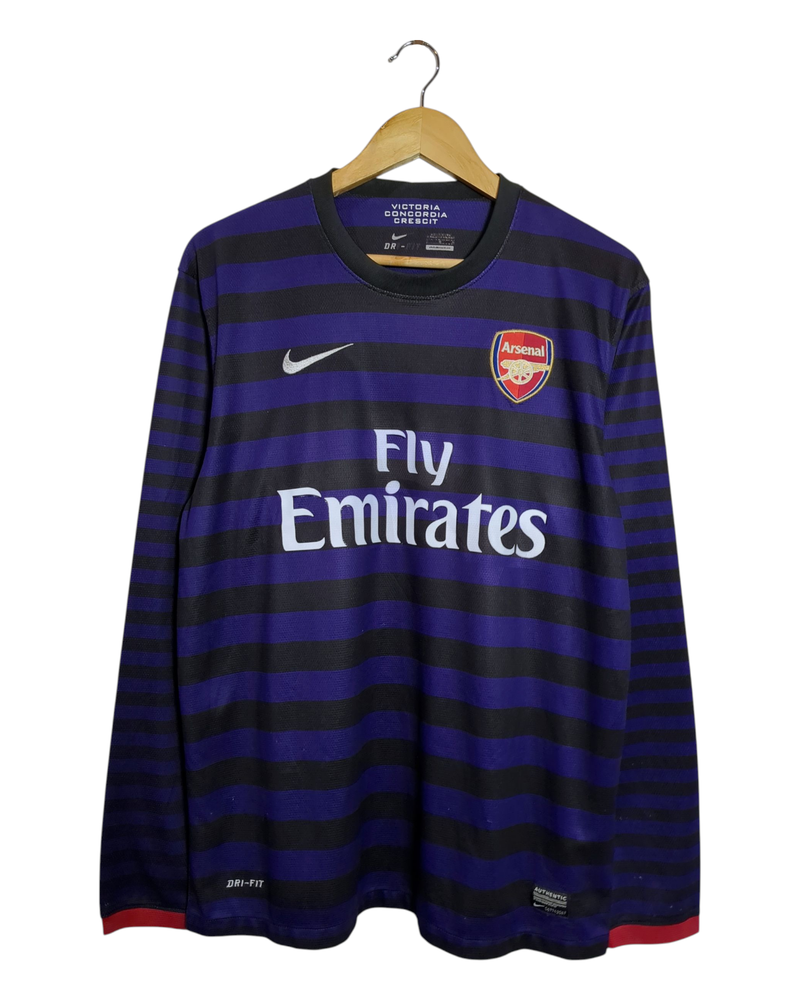 2012-13 Arsenal Nike Away L/S Shirt - (L)