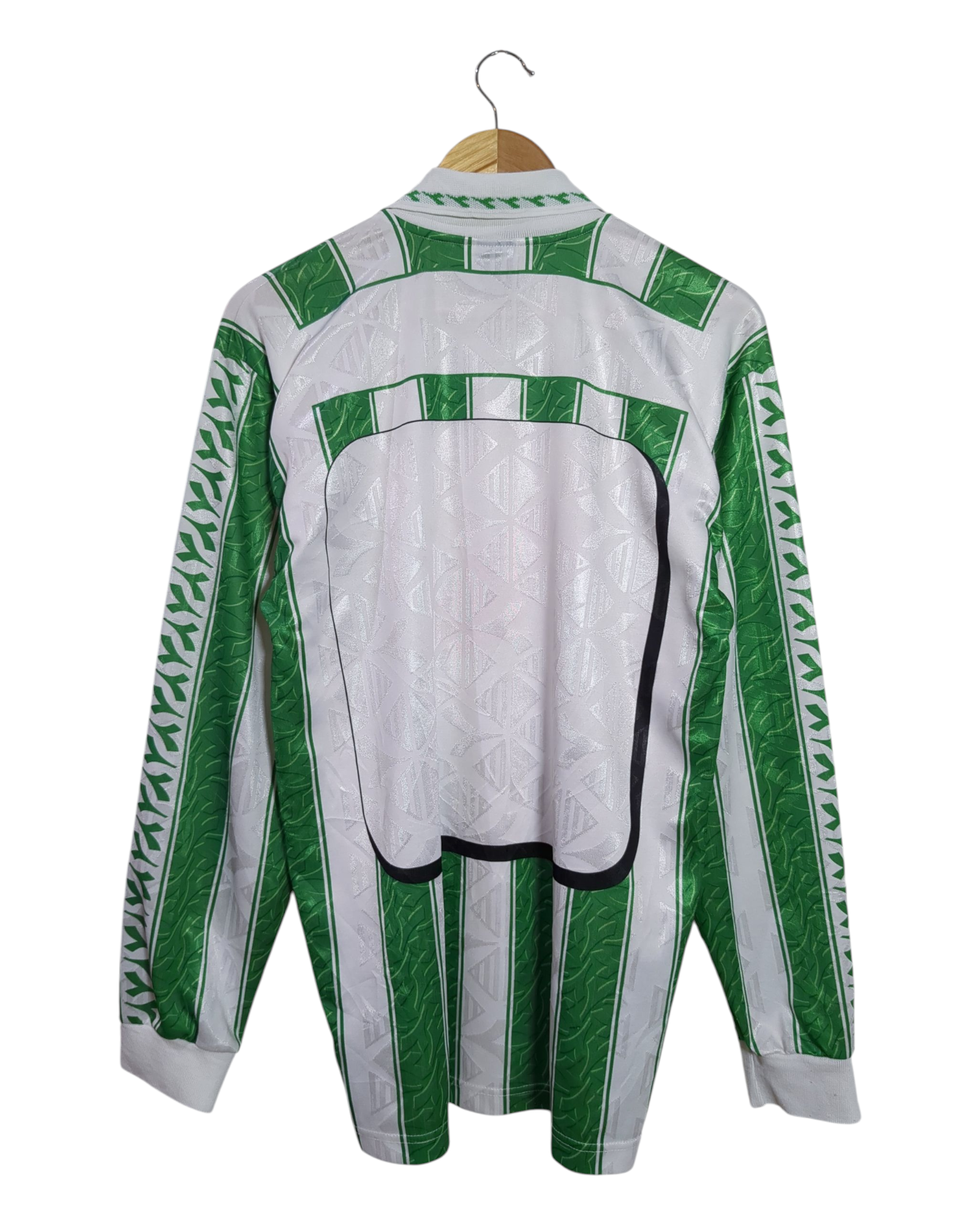 1996-98 Rapid Wien Diadora Home L/S Shirt - (L)