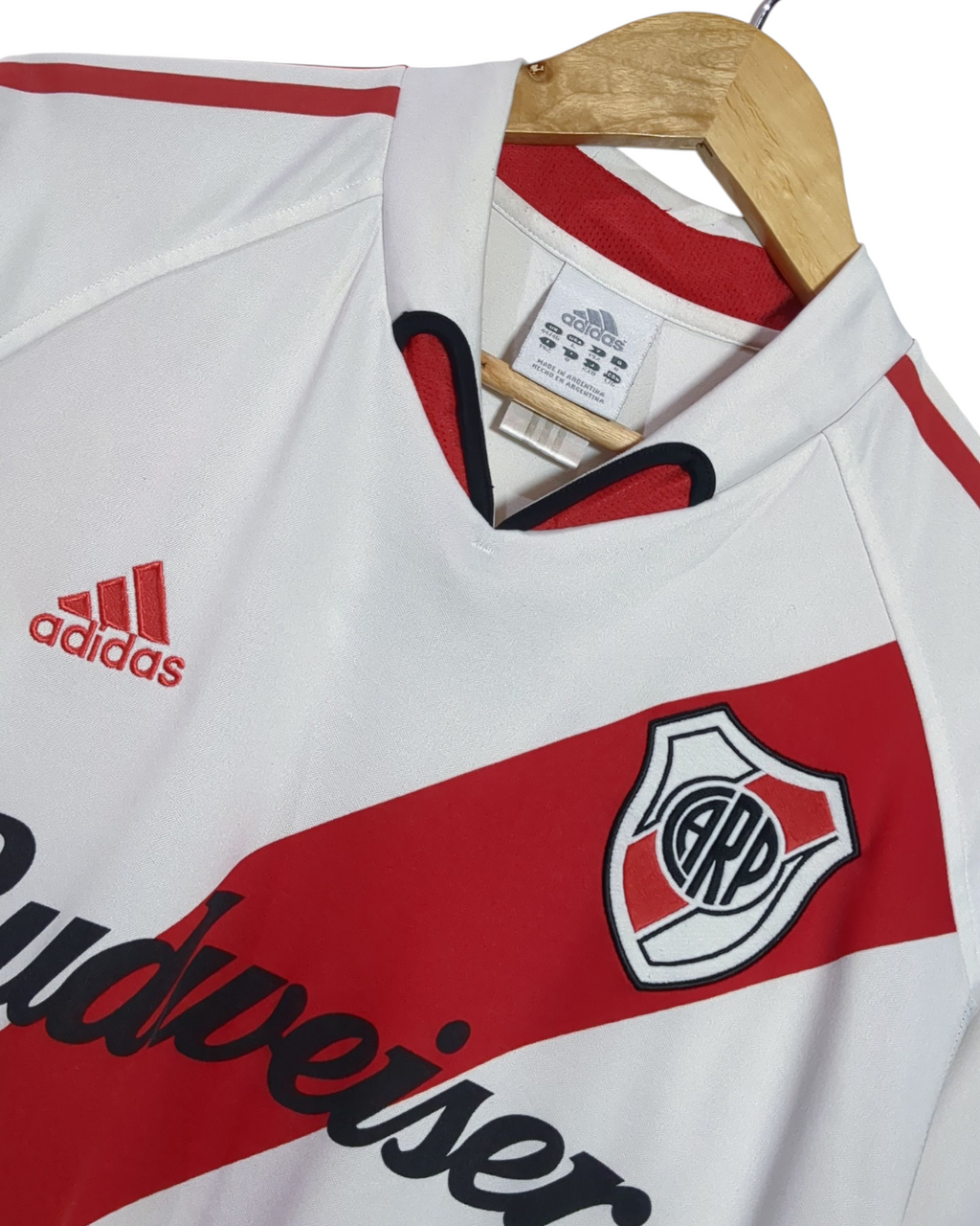 2004-05 River Plate Adidas Home Shirt - (XL)