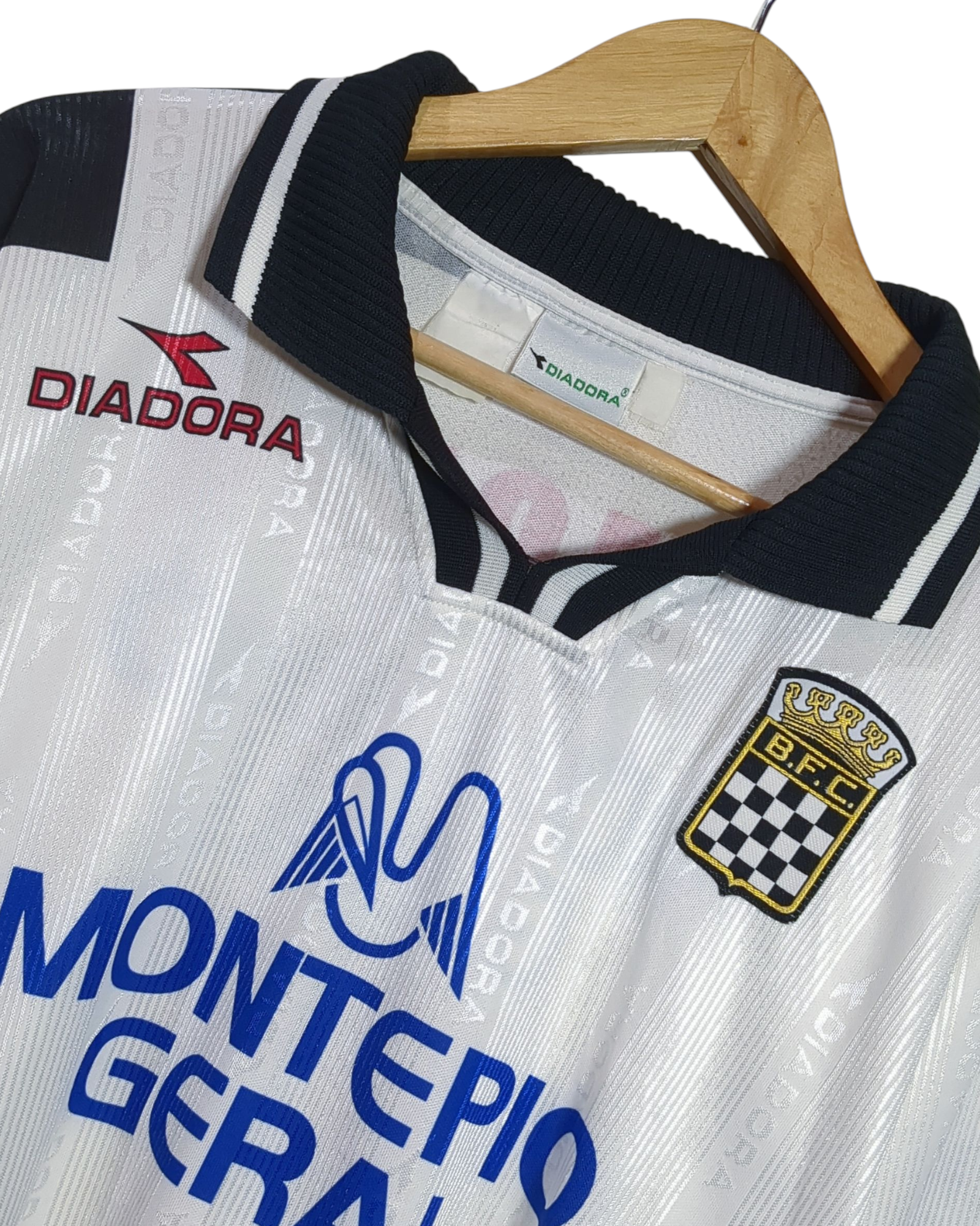 1998-99 Boavista Diadora Away L/S Shirt #7 - (XL)
