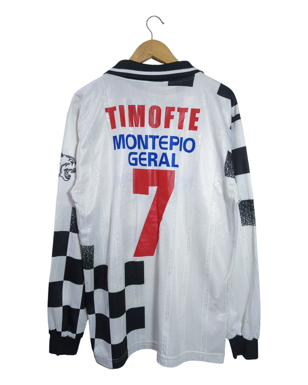 1998-99 Boavista Diadora Away L/S Shirt #7 - (XL)