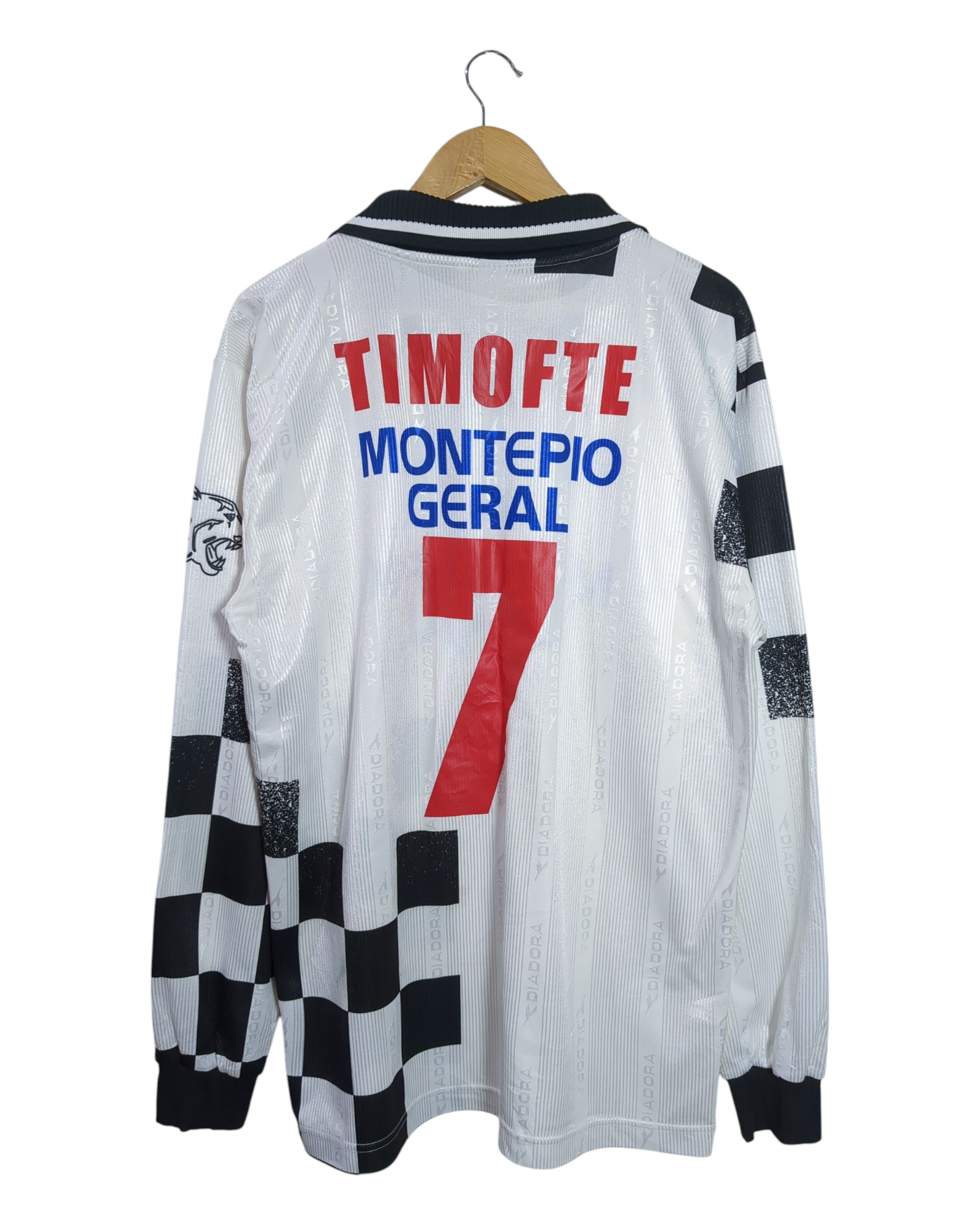 1998-99 Boavista Diadora Away L/S Shirt #7 - (XL)