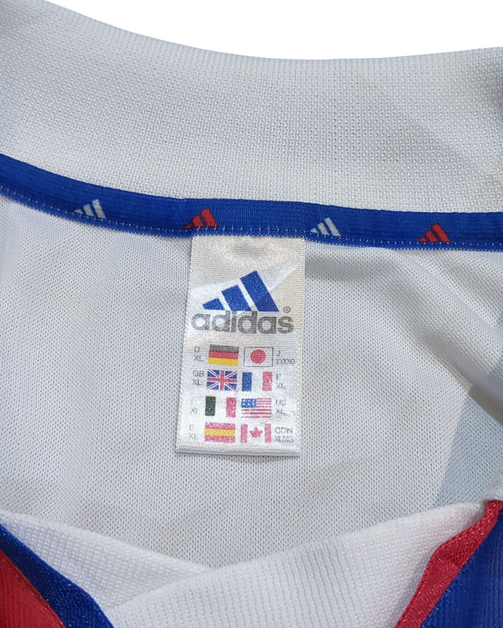 2000-01 Olympique Lyonnais Adidas Home Shirt - (XL)