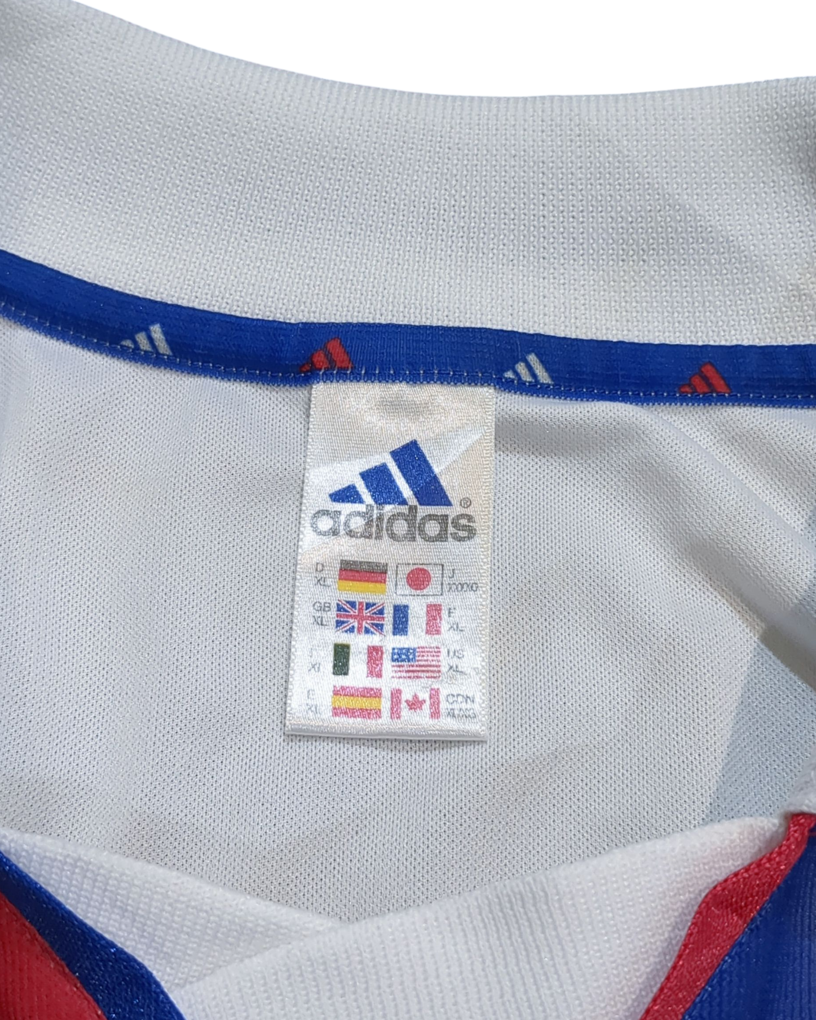 2000-01 Olympique Lyonnais Adidas Home Shirt - (XL)