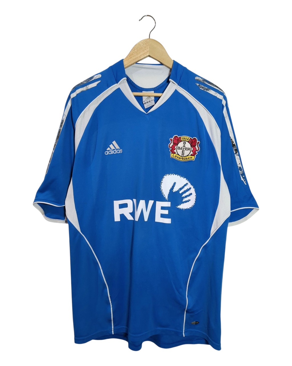 2005-06 Bayer Leverkusen Adidas Away Shirt #4 Juan - (L)