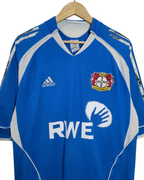 2005-06 Bayer Leverkusen Adidas Away Shirt #4 Juan - (L)