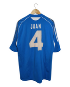 2005-06 Bayer Leverkusen Adidas Away Shirt #4 Juan - (L)
