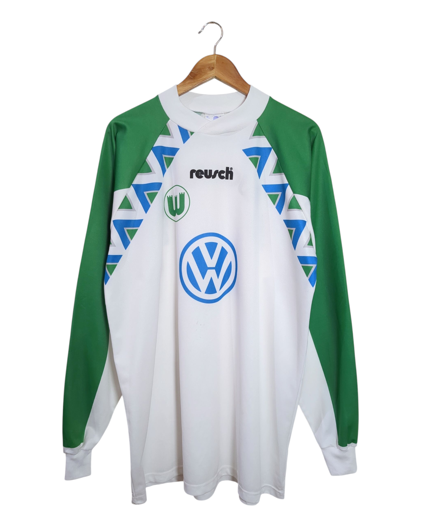 1994-95 Wolfsburg Reusch Home L/S Shirt - (XL)