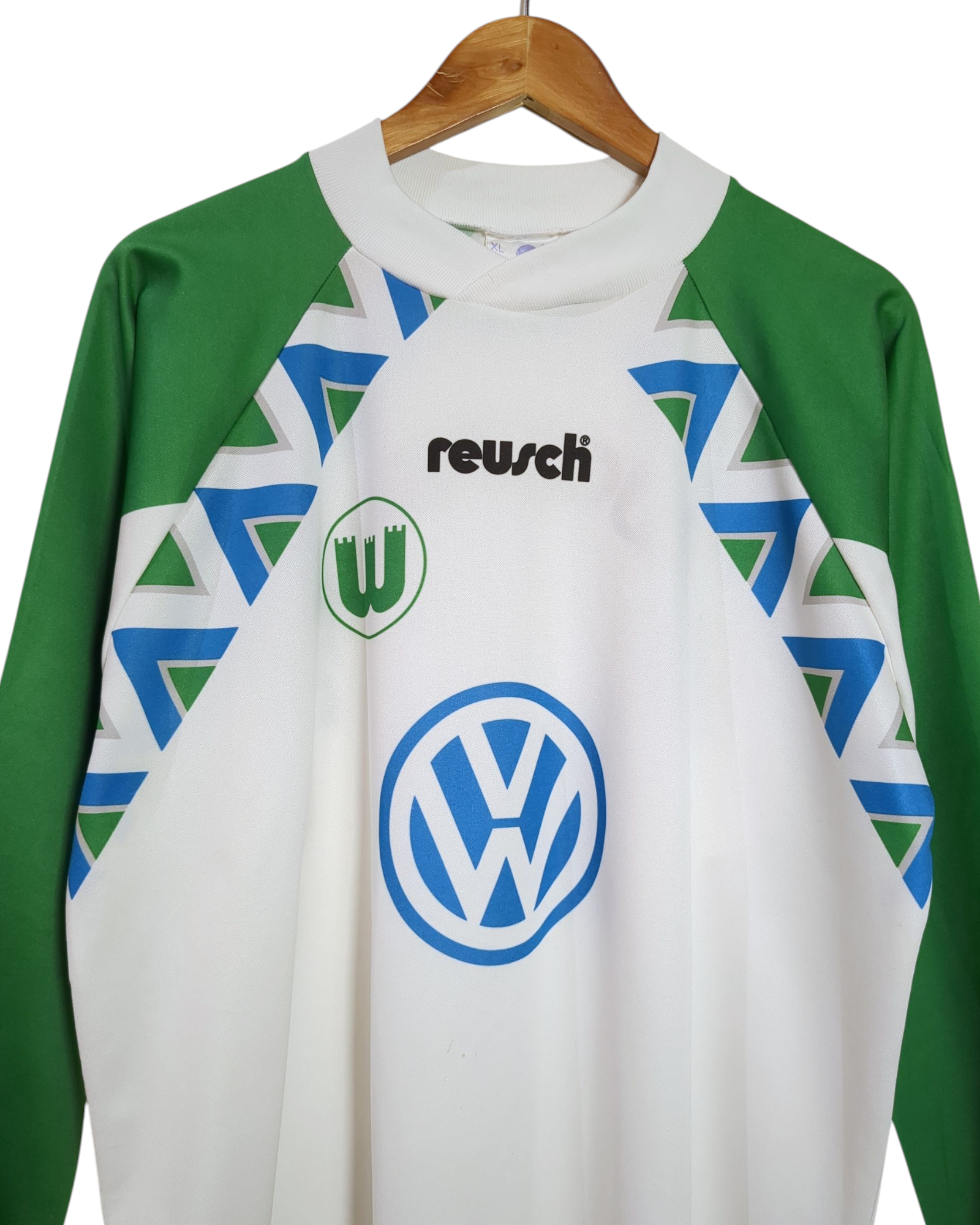 1994-95 Wolfsburg Reusch Home L/S Shirt - (XL)