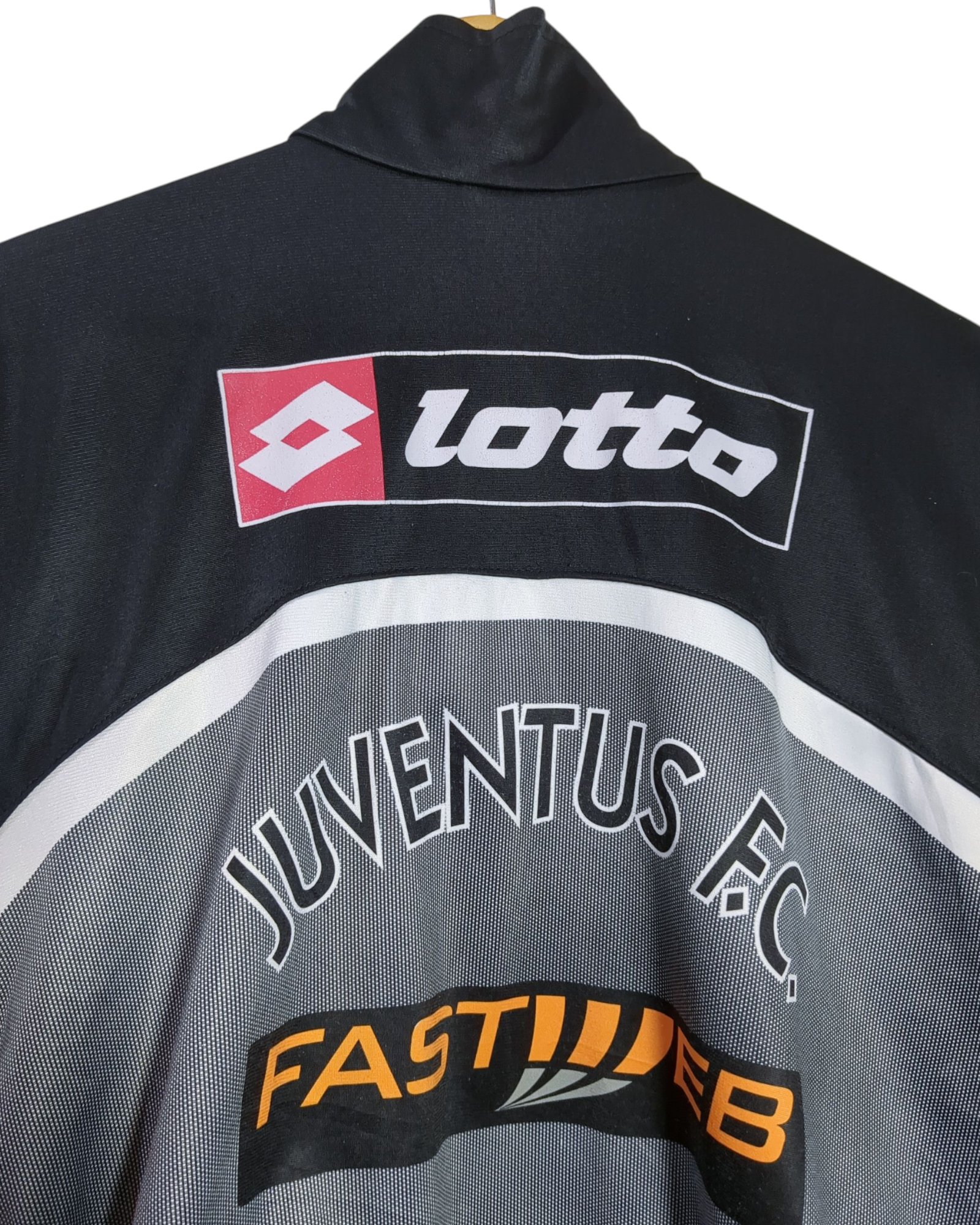2001-02 Juventus Lotto Scuola Calcio 1/4 Zip Drill Top - (XL.Boys)