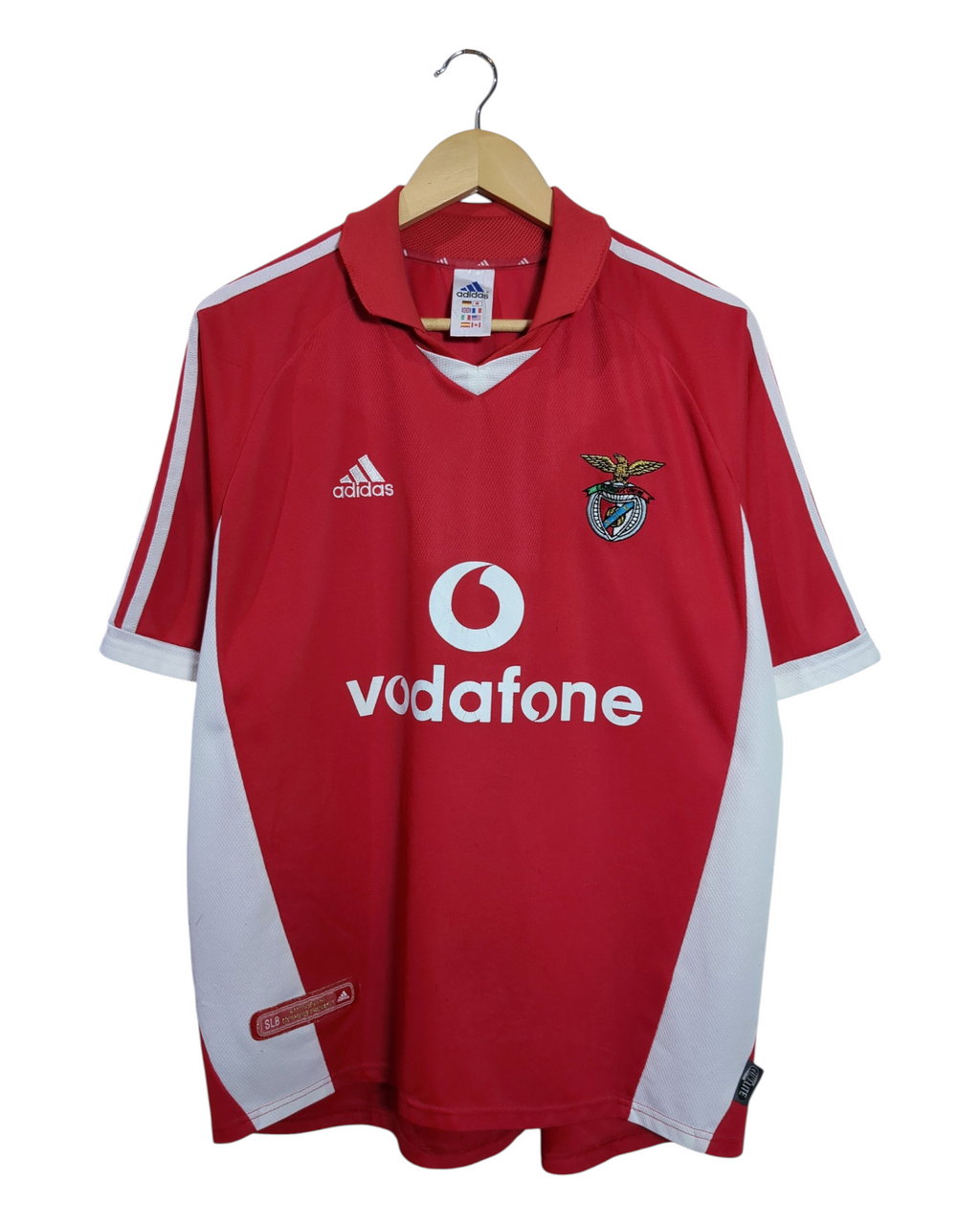 2001-02 Benfica Adidas Home Shirt - (XL)