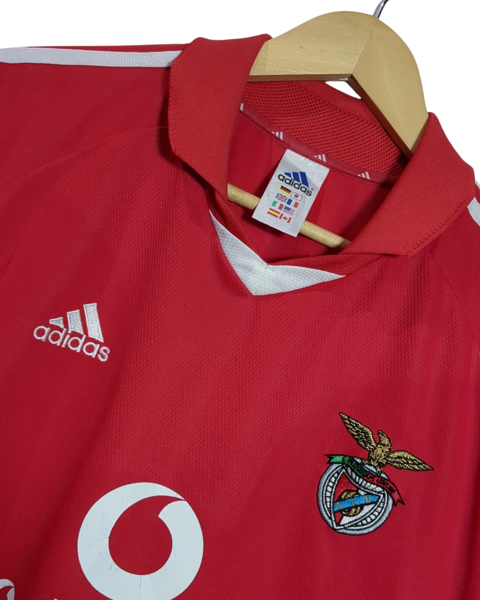2001-02 Benfica Adidas Home Shirt - (XL)