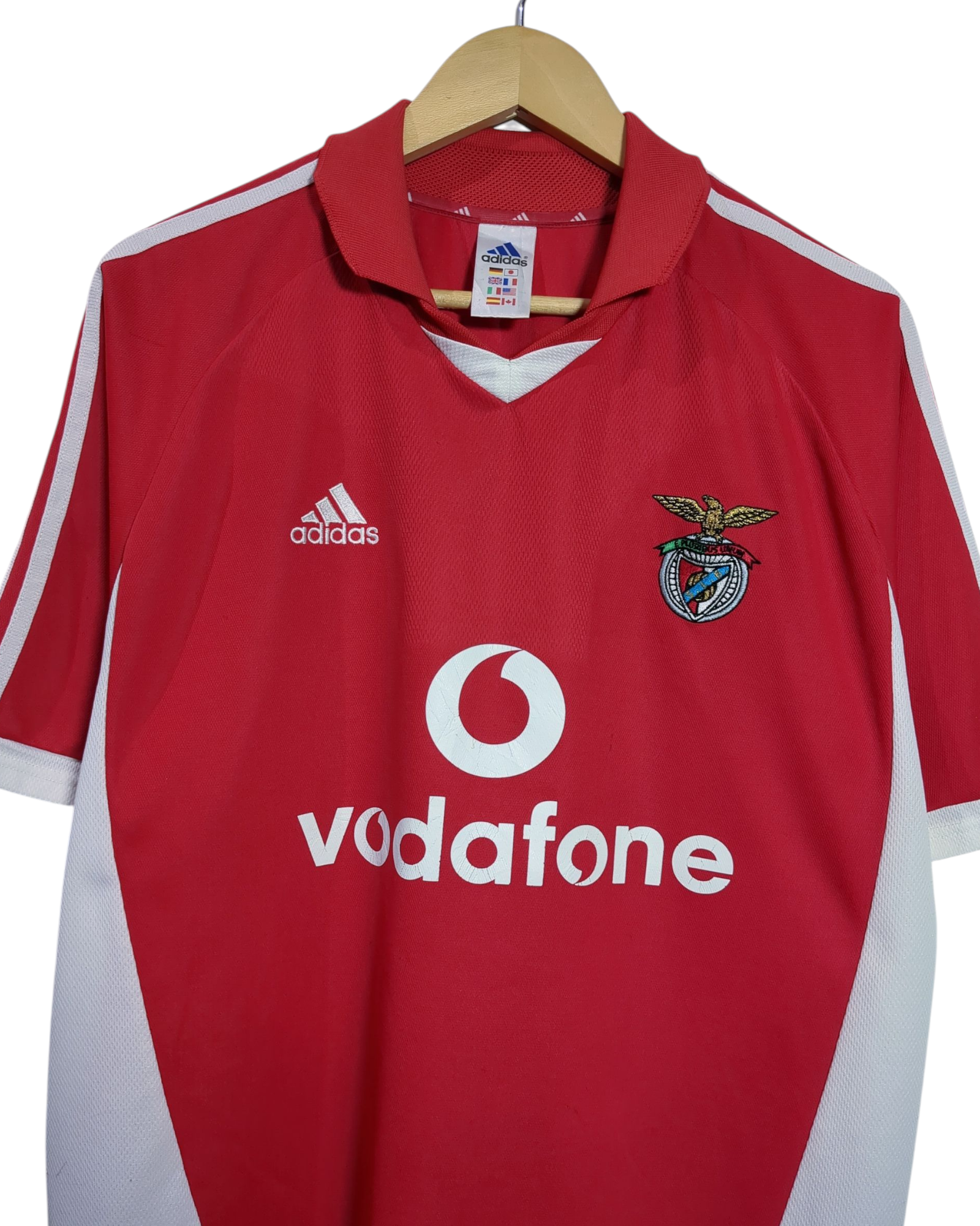 2001-02 Benfica Adidas Home Shirt - (XL)