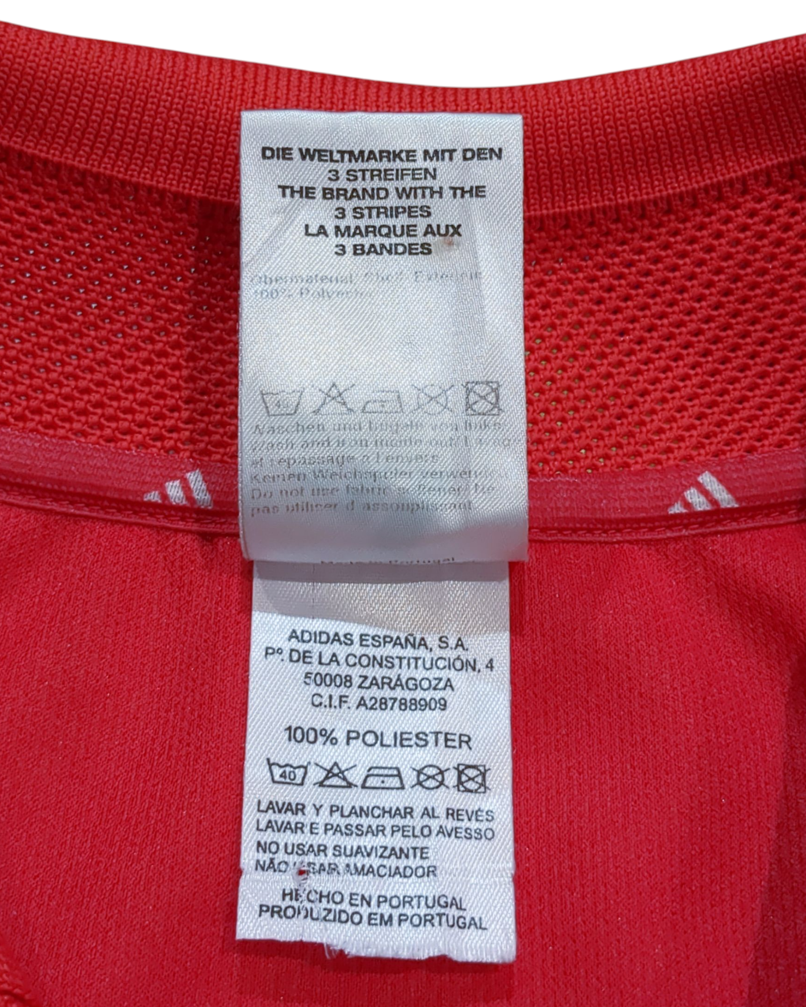 2001-02 Benfica Adidas Home Shirt - (XL)