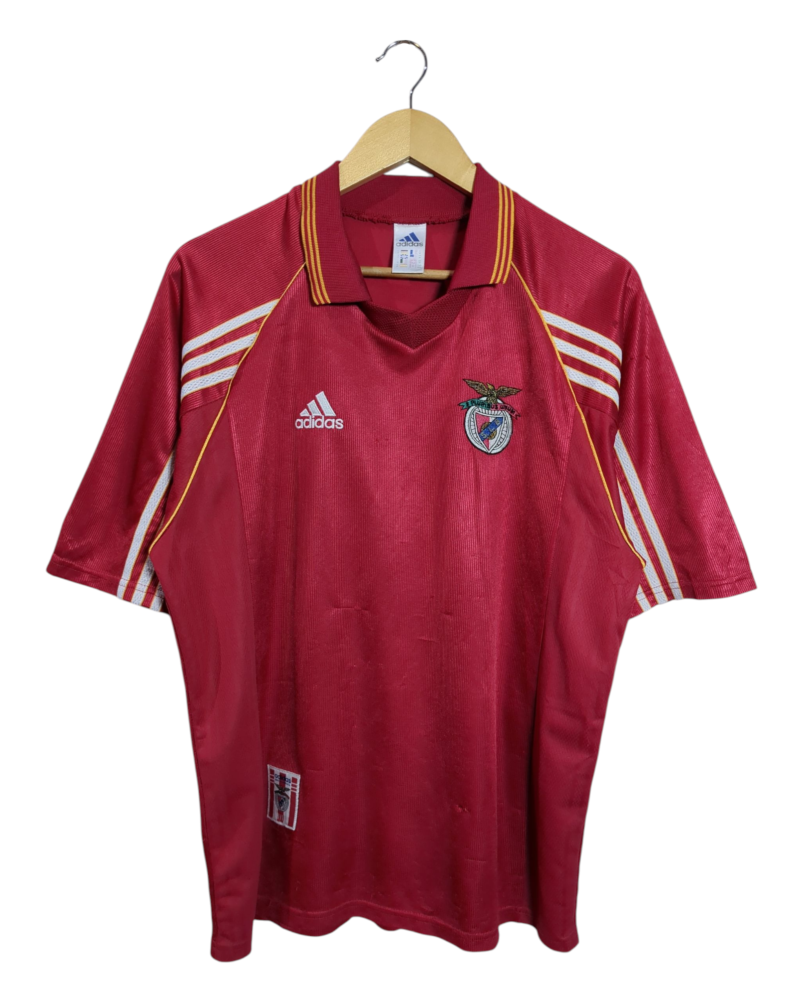 1998-99 Benfica Adidas Home Shirt - (L)