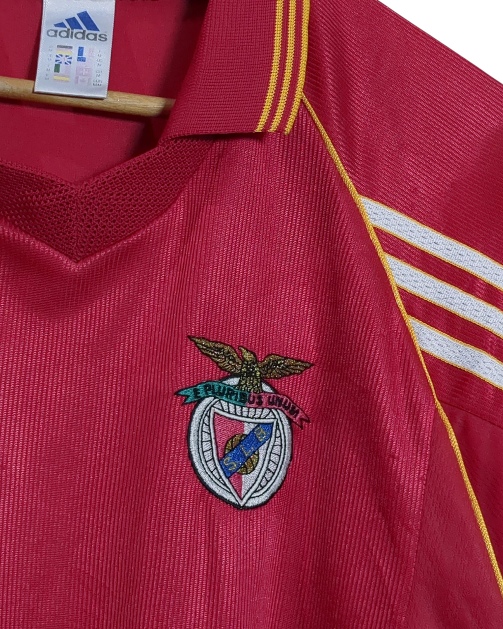 1998-99 Benfica Adidas Home Shirt - (L)