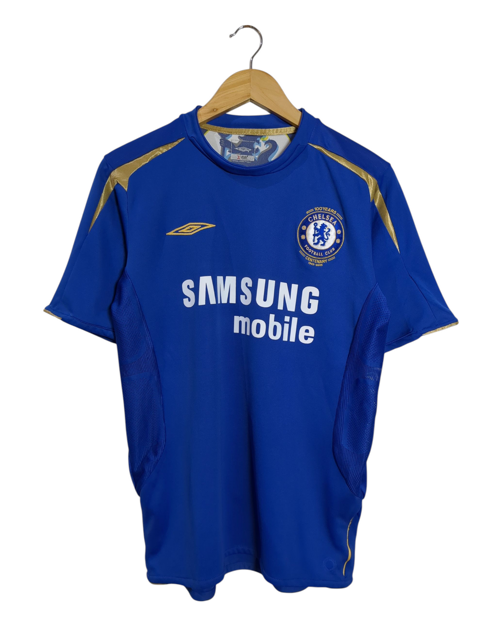 2005-06 Chelsea Umbro Centenary Home Shirt - (M)