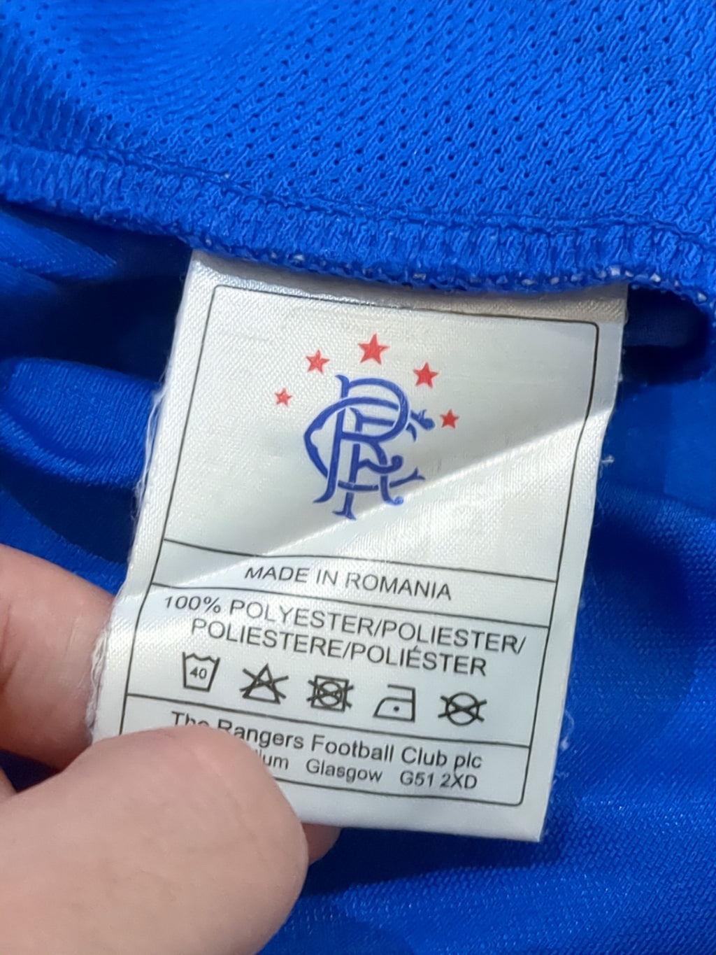 2005-06 Rangers Umbro Home Shirt - (L)