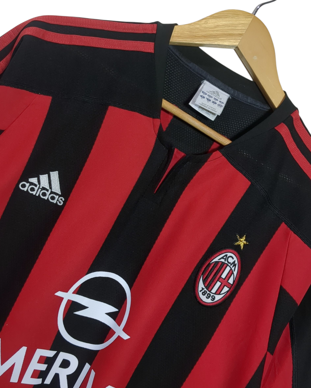 2003-04 AC Milan Adidas Home Shirt - (L)