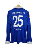 2010-12 Schalke Adidas Player Issue Home Shirt #25 Huntelaar - (M)