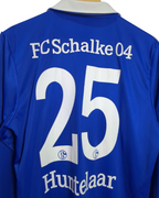 2010-12 Schalke Adidas Player Issue Home Shirt #25 Huntelaar - (M)