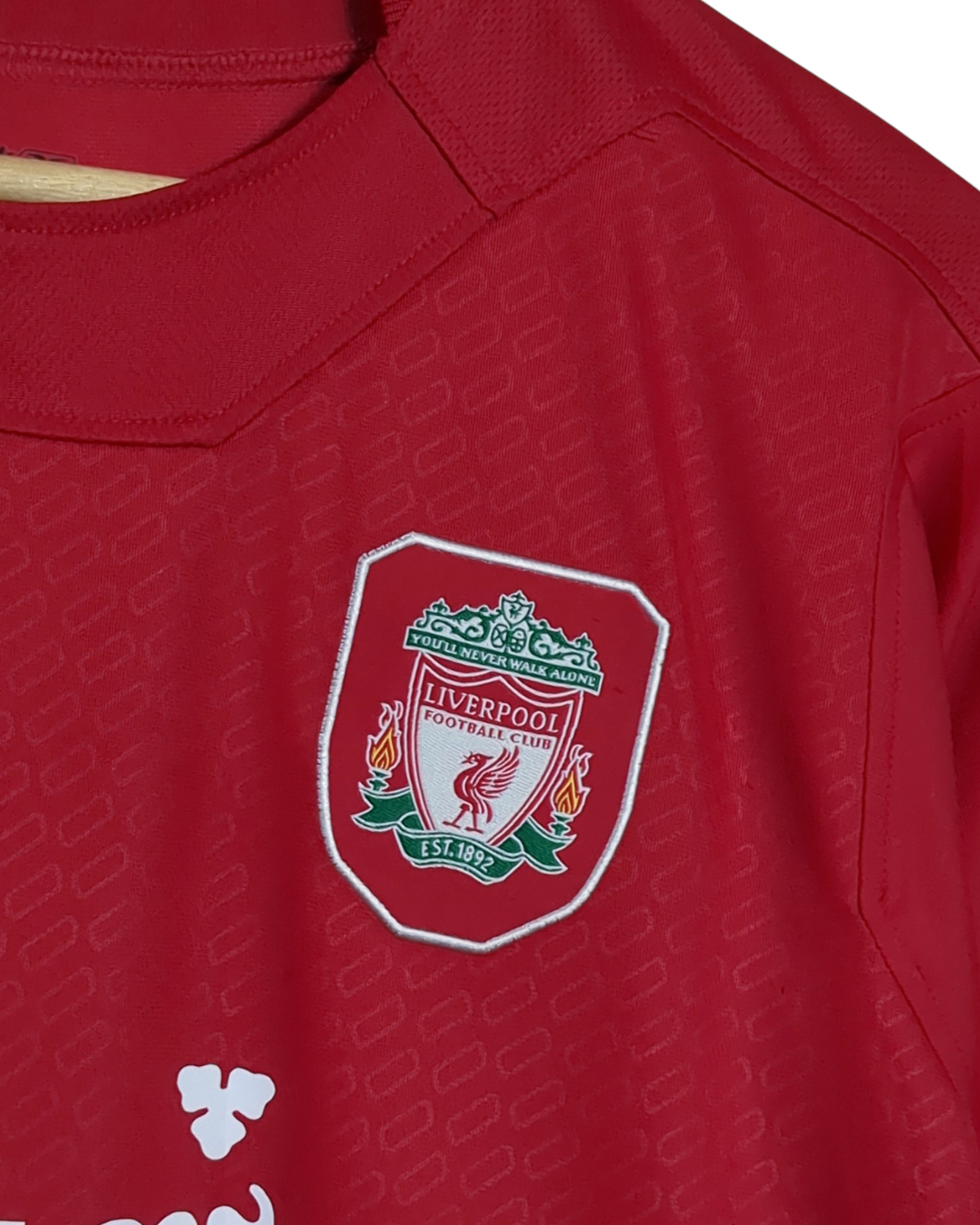 2004-06 Liverpool Reebok Home Shirt #5 Baros - (L)