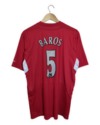 2004-06 Liverpool Reebok Home Shirt #5 Baros - (L)
