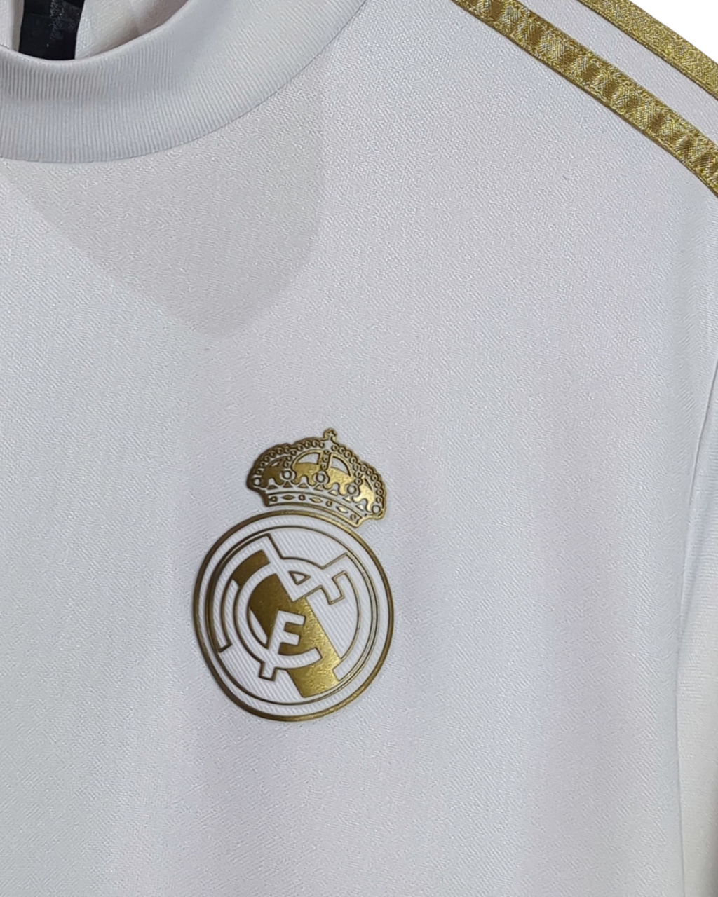 2019-20 Real Madrid Adidas Half Sleeve Sweat Top - (M)